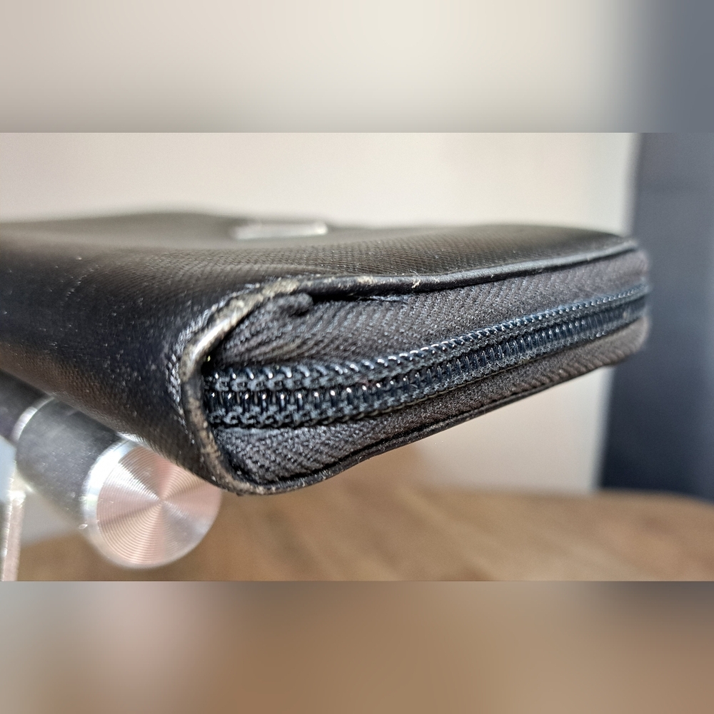 Prada Black Saffiano Leather Zip-Around Wallet - Picture 11 of 16